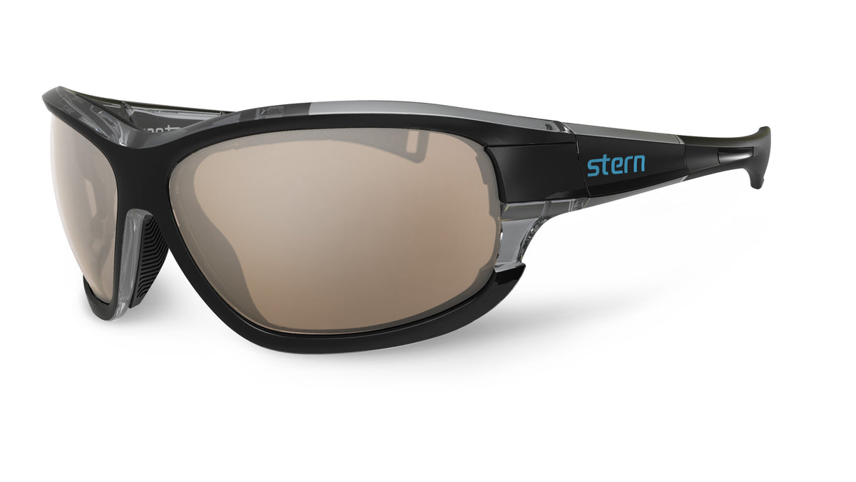 Full wrap sunglasses with polarized interchangeable lenses that have oleophobic coating and block out harmful UV420 rays. The full wrap and head retention system make this a great product for water sports.