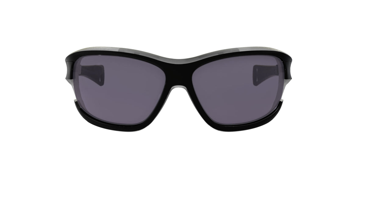 Full wrap sunglasses with polarized interchangeable lenses that have oleophobic coating and block out harmful UV420 rays. The full wrap and head retention system make this a great product for water sports.