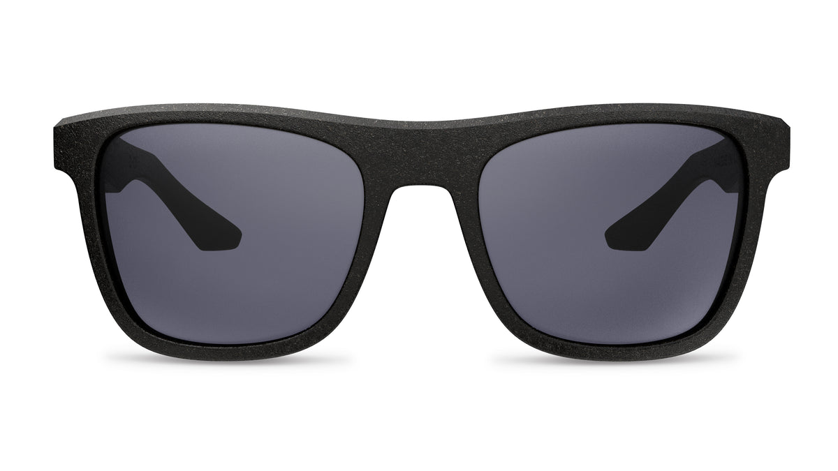 Sunglass made in the USA with laser fusion 3D printing.